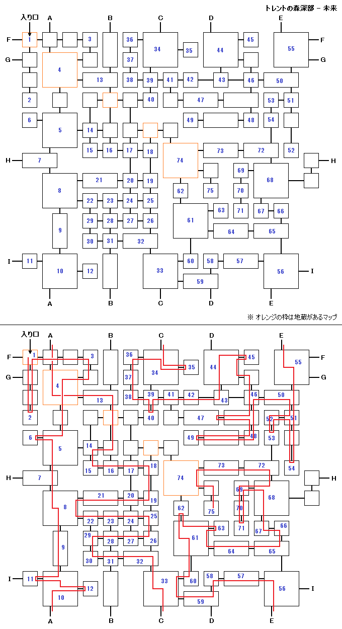 トレントの森深部